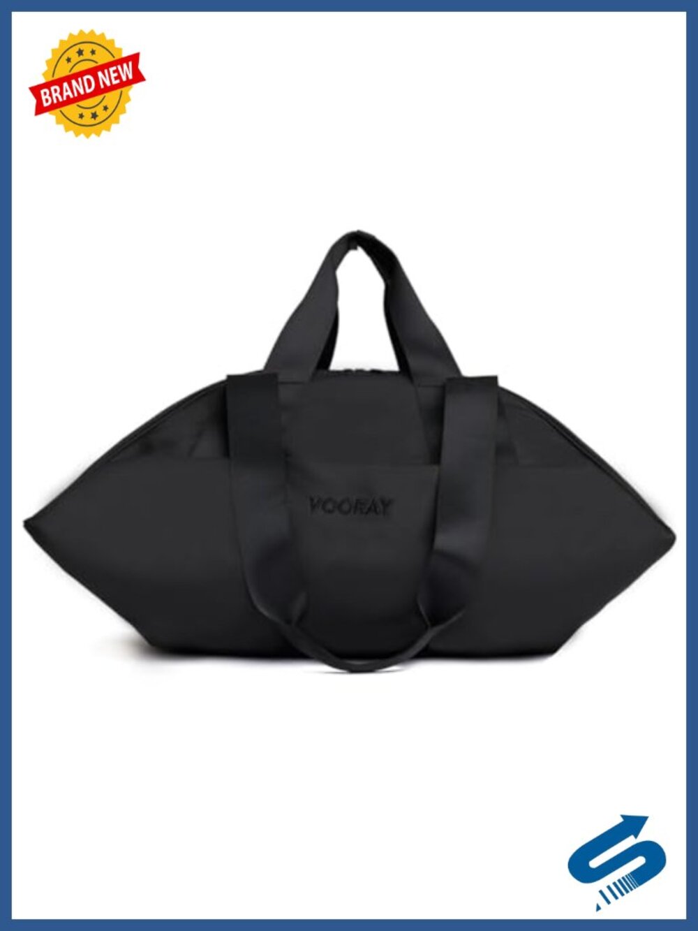 25L Duffel Gym Bag with Yoga Mat Strap and Luggage Sleeve